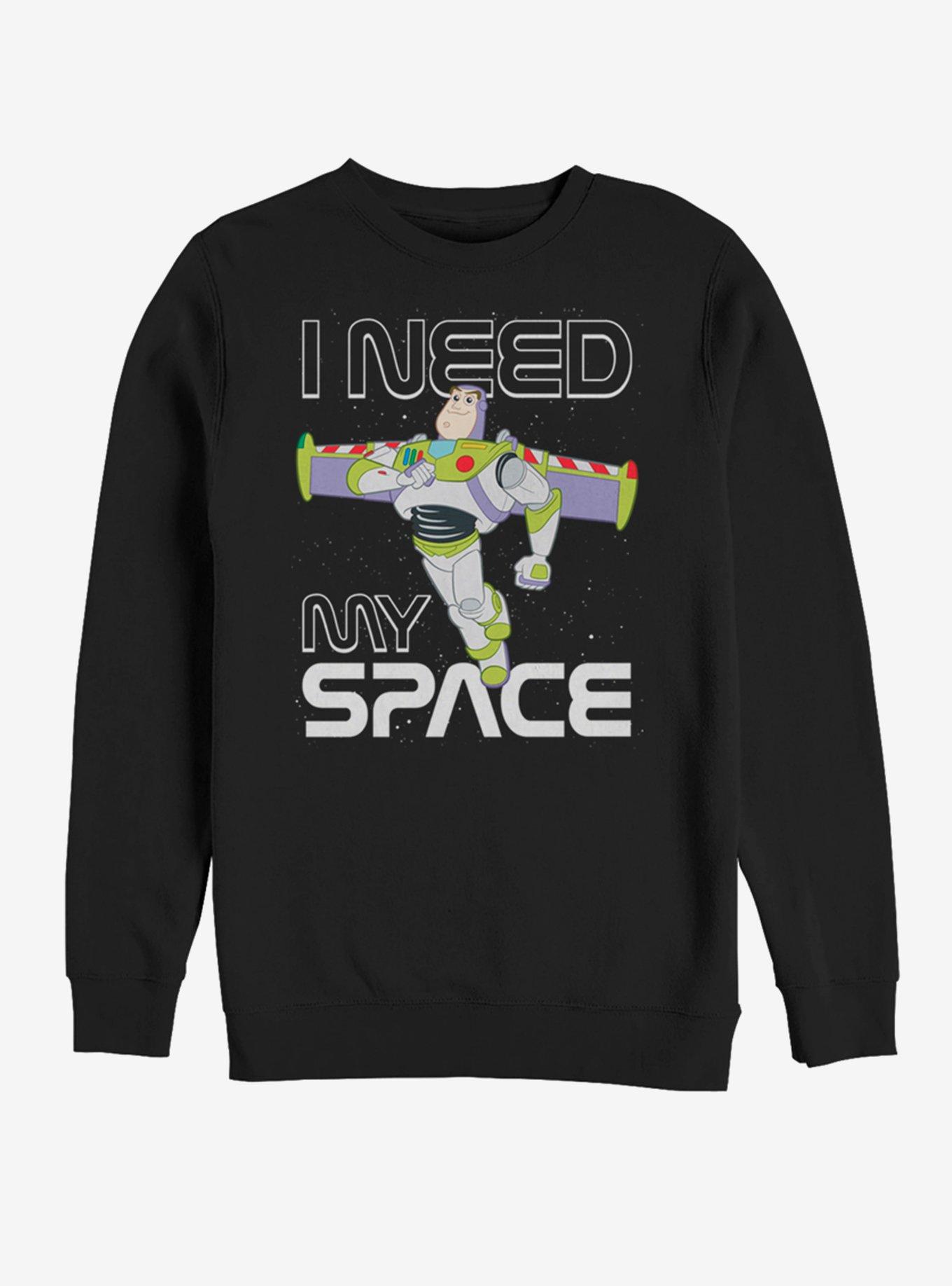 Disney Pixar Toy Story Buzz Space Sweatshirt, BLACK, hi-res