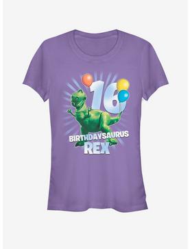 Disney Pixar Toy Story Ballon Rex 16 Girls T-Shirt, PURPLE, hi-res