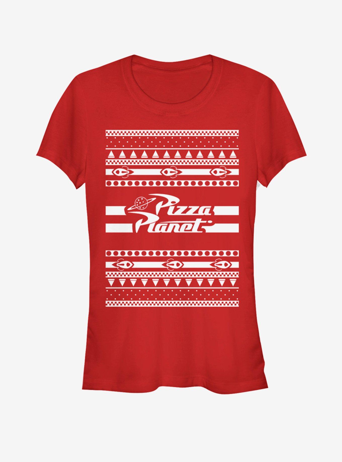 Disney Pixar Toy Story Pizza Planet Ugly Sweater Girls T-Shirt, , hi-res