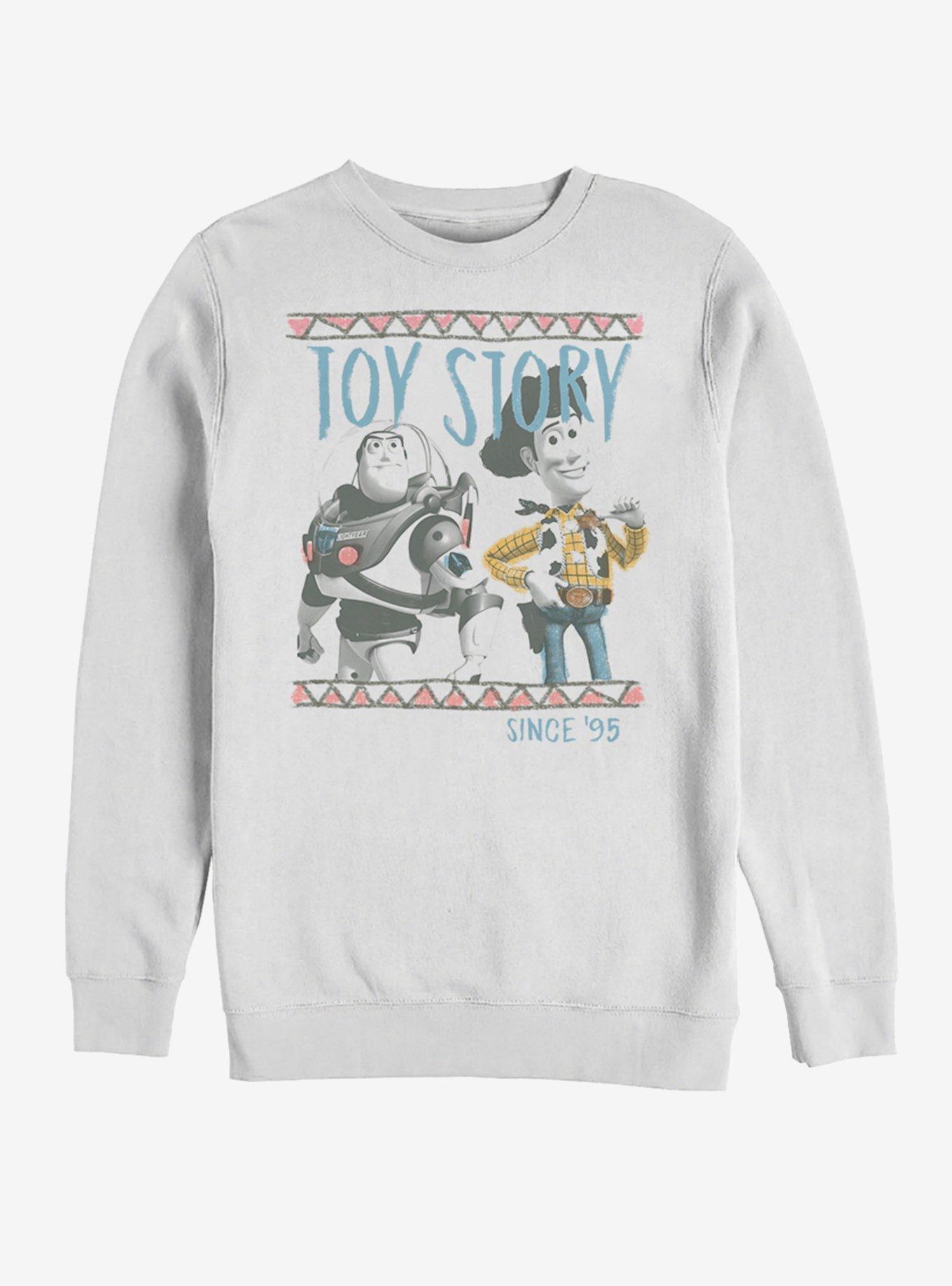 Disney Pixar Toy Story Pastel Buddies Sweatshirt, WHITE, hi-res