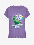 Disney Pixar Toy Story Ballon Rex 18 Girls T-Shirt, PURPLE, hi-res