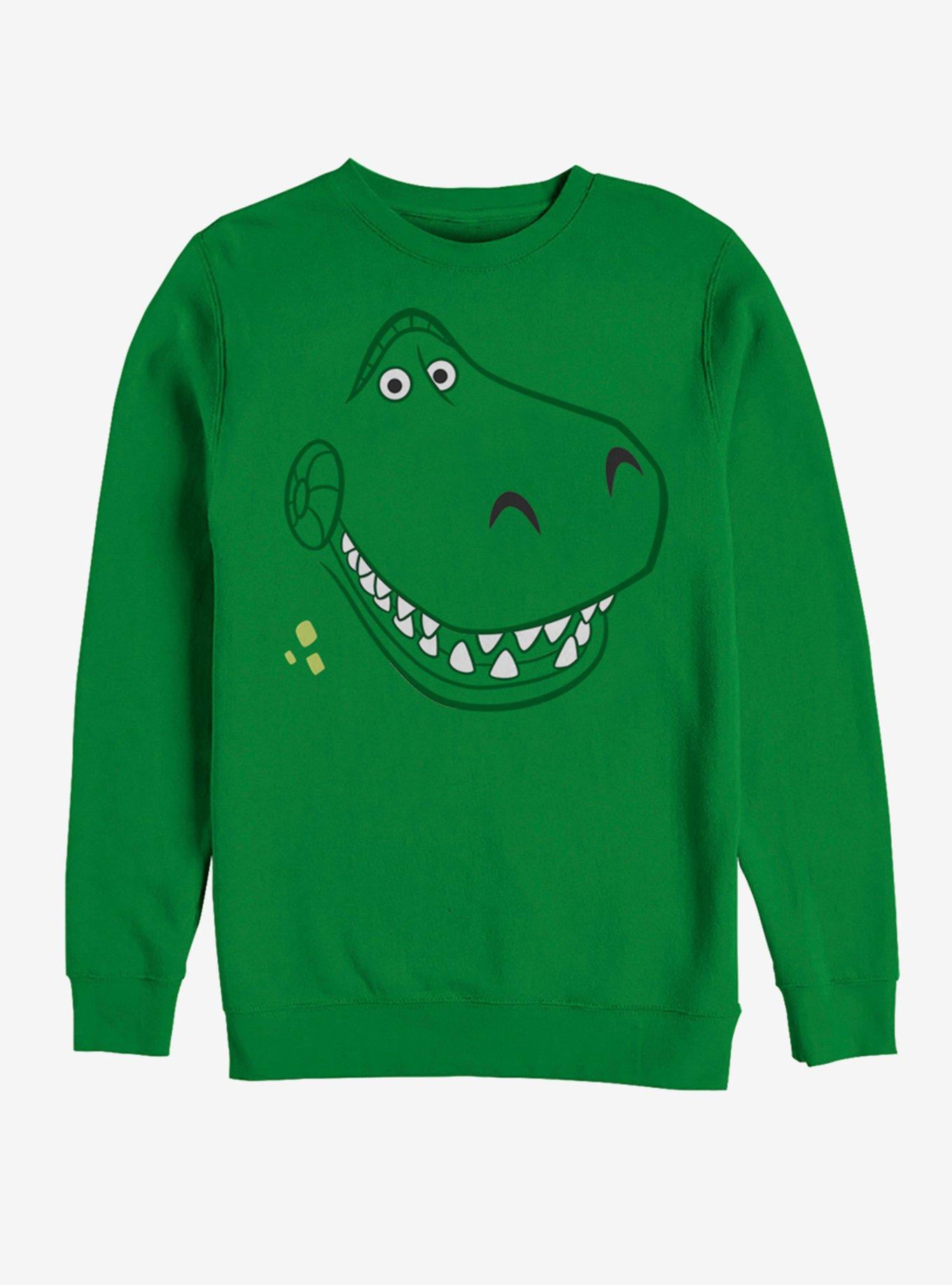 Disney Pixar Toy Story Rex Big Face Sweatshirt, KELLY, hi-res