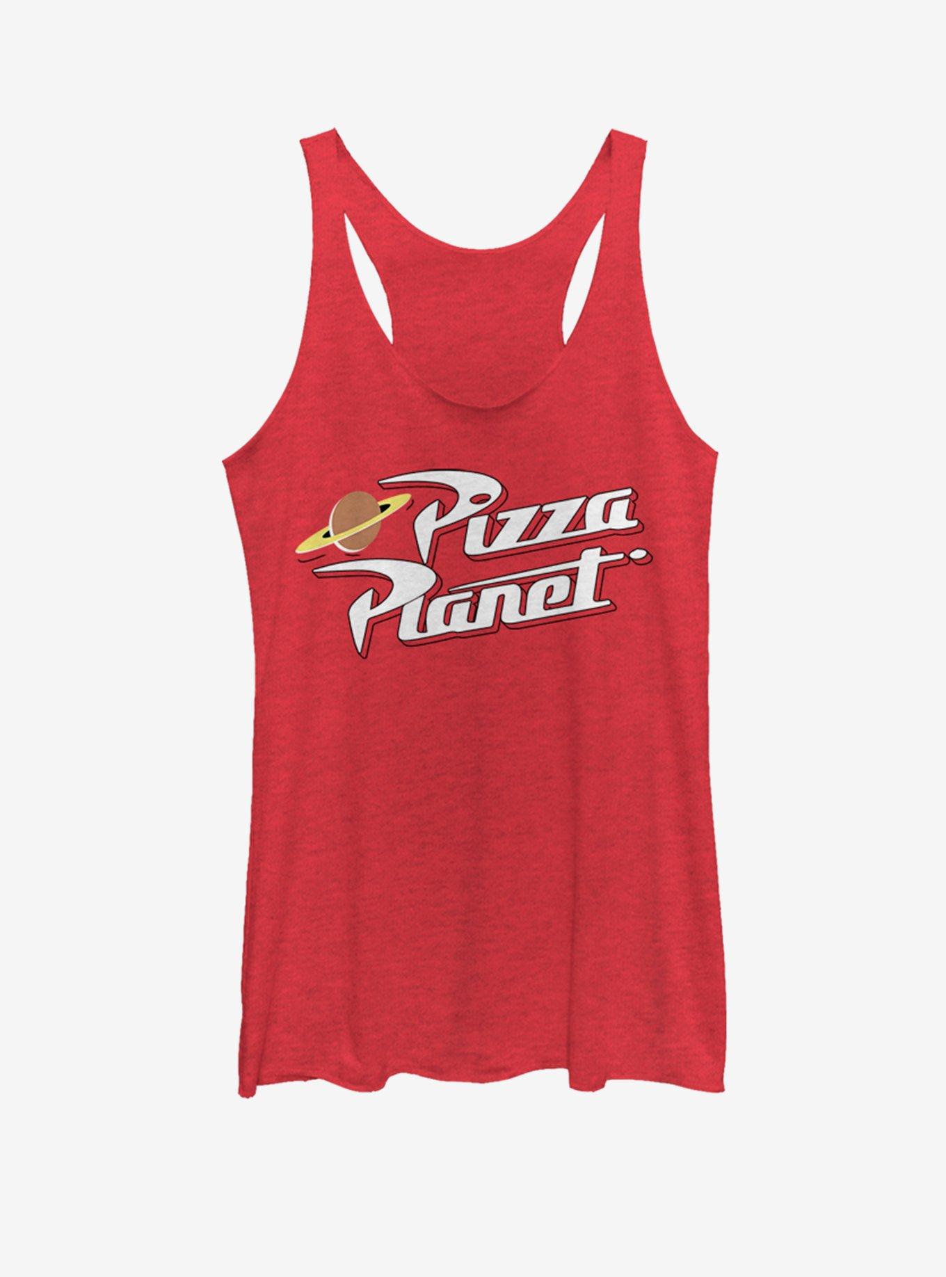 Disney Pixar Toy Story Vintage Pizza Logo Girls Tank, RED HTR, hi-res