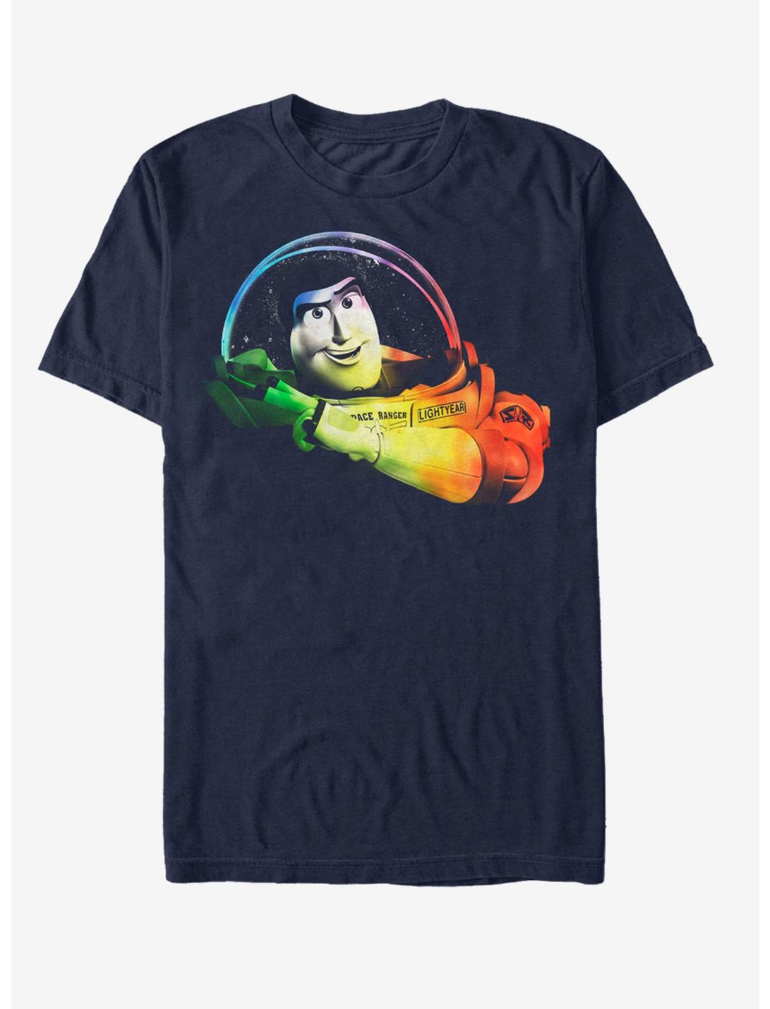 Disney Pixar Toy Story Rainbow Buzz T-Shirt, NAVY, hi-res