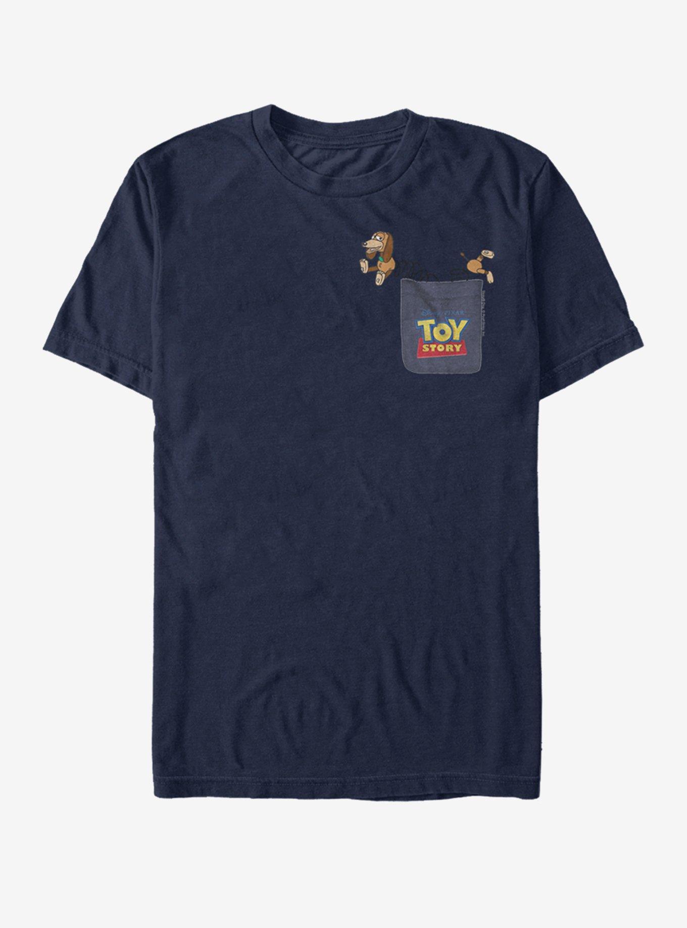 Disney Pixar Toy Story Slinky Dog Faux Pocket T-Shirt, NAVY, hi-res