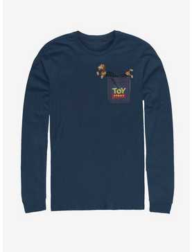 Disney Pixar Toy Story Slinky Dog Faux Pocket Long Sleeve T-Shirt, , hi-res