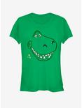 Disney Pixar Toy Story Rex Big Face Girls T-Shirt, KELLY, hi-res