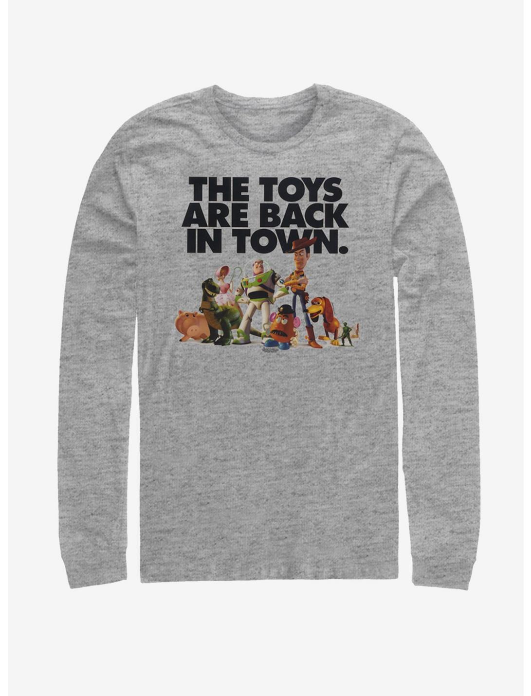 Disney Pixar Toy Story In Town Long Sleeve T-Shirt, ATH HTR, hi-res