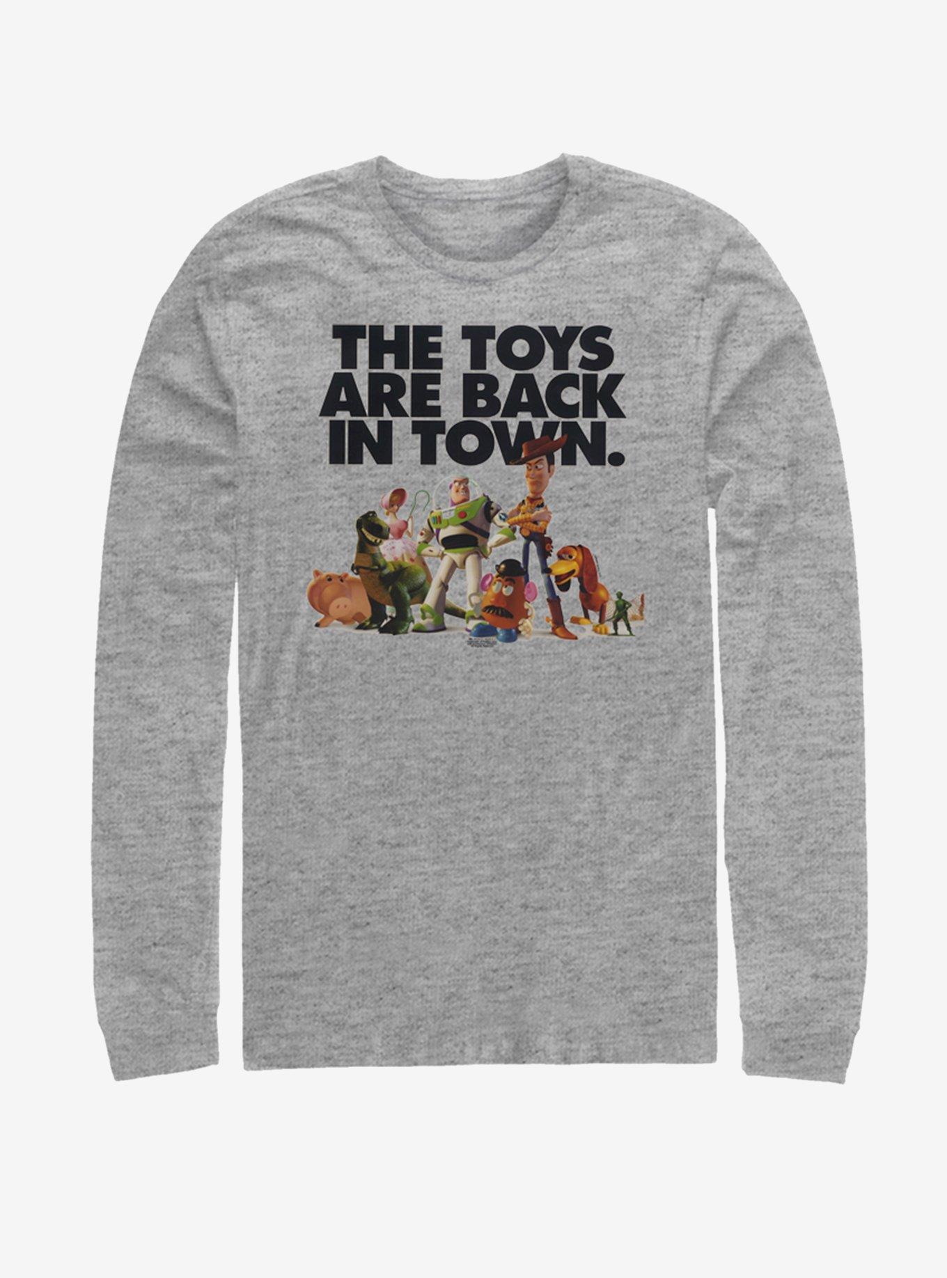 Disney Pixar Toy Story In Town Long Sleeve T-Shirt, ATH HTR, hi-res