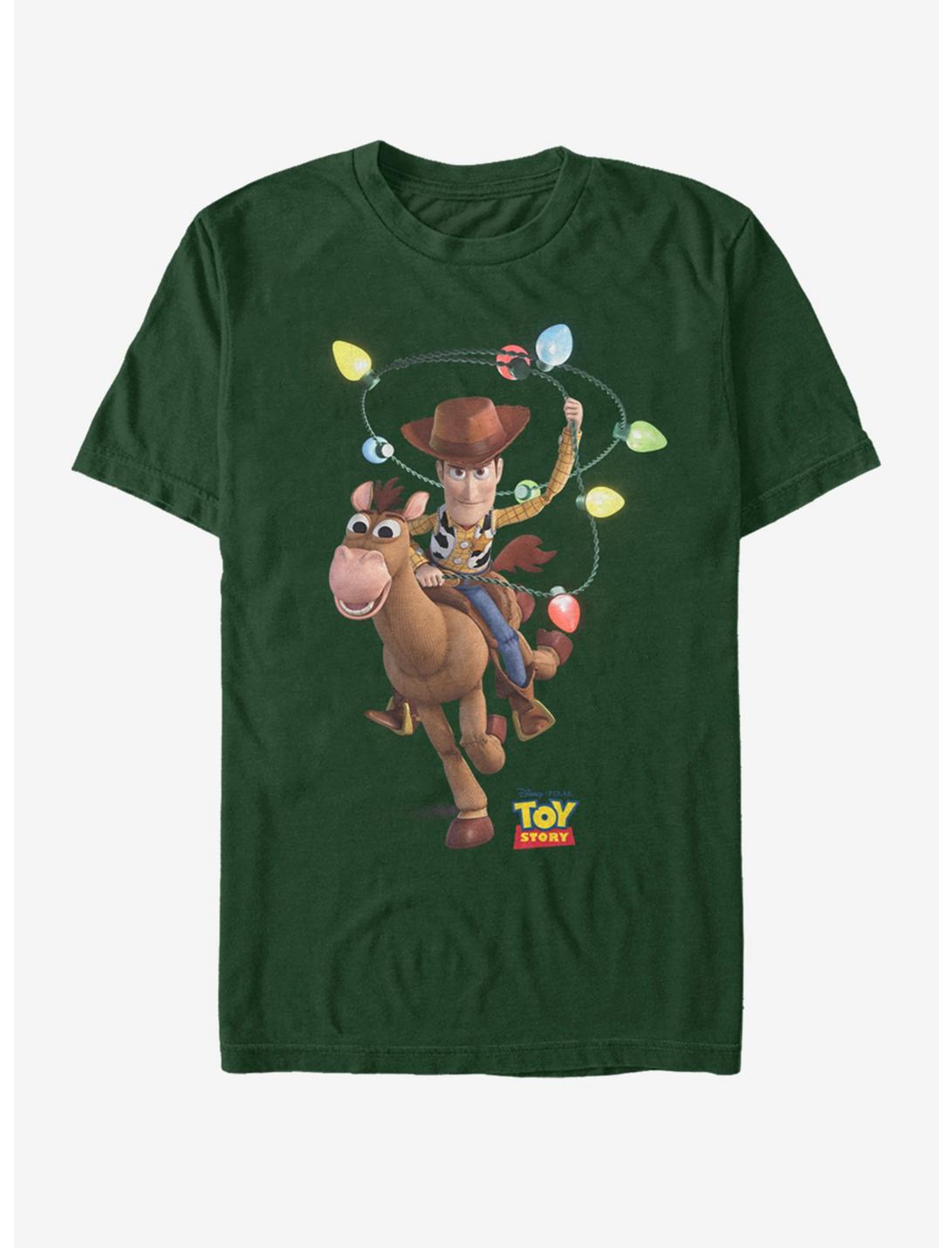 Disney Pixar Toy Story Holiday Lasso T-Shirt, FOREST GRN, hi-res