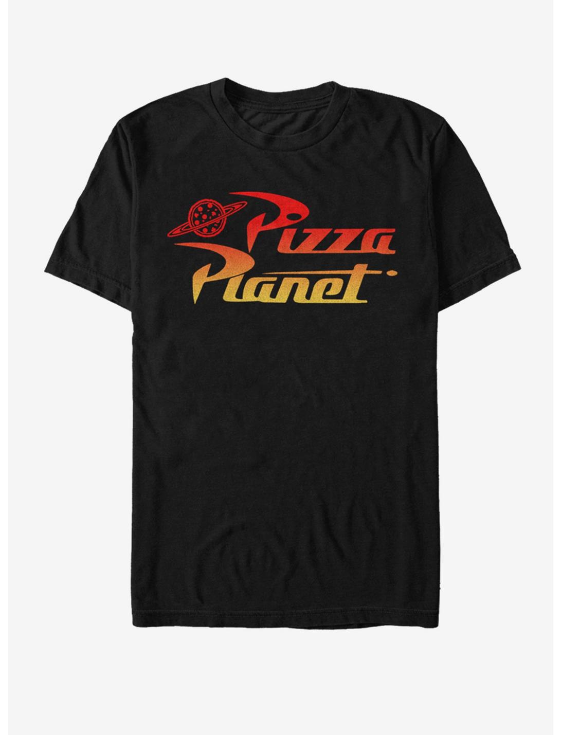 Disney Pixar Toy Story Pizza Planet Gradient T-Shirt, BLACK, hi-res