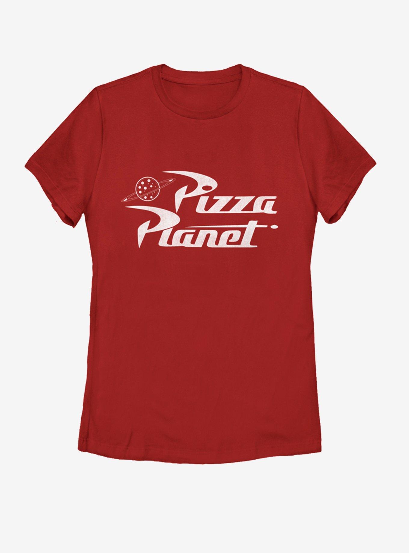 Disney Pixar Toy Story Pizza Planet Womens T-Shirt, RED, hi-res