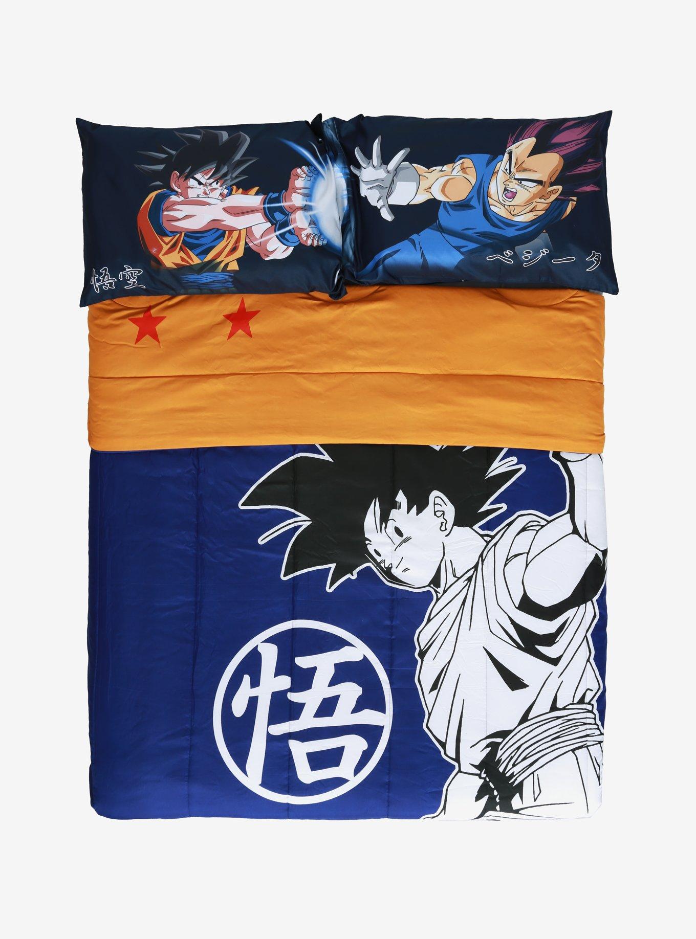 Dragon Ball Z Goku Blue Comforter, , hi-res