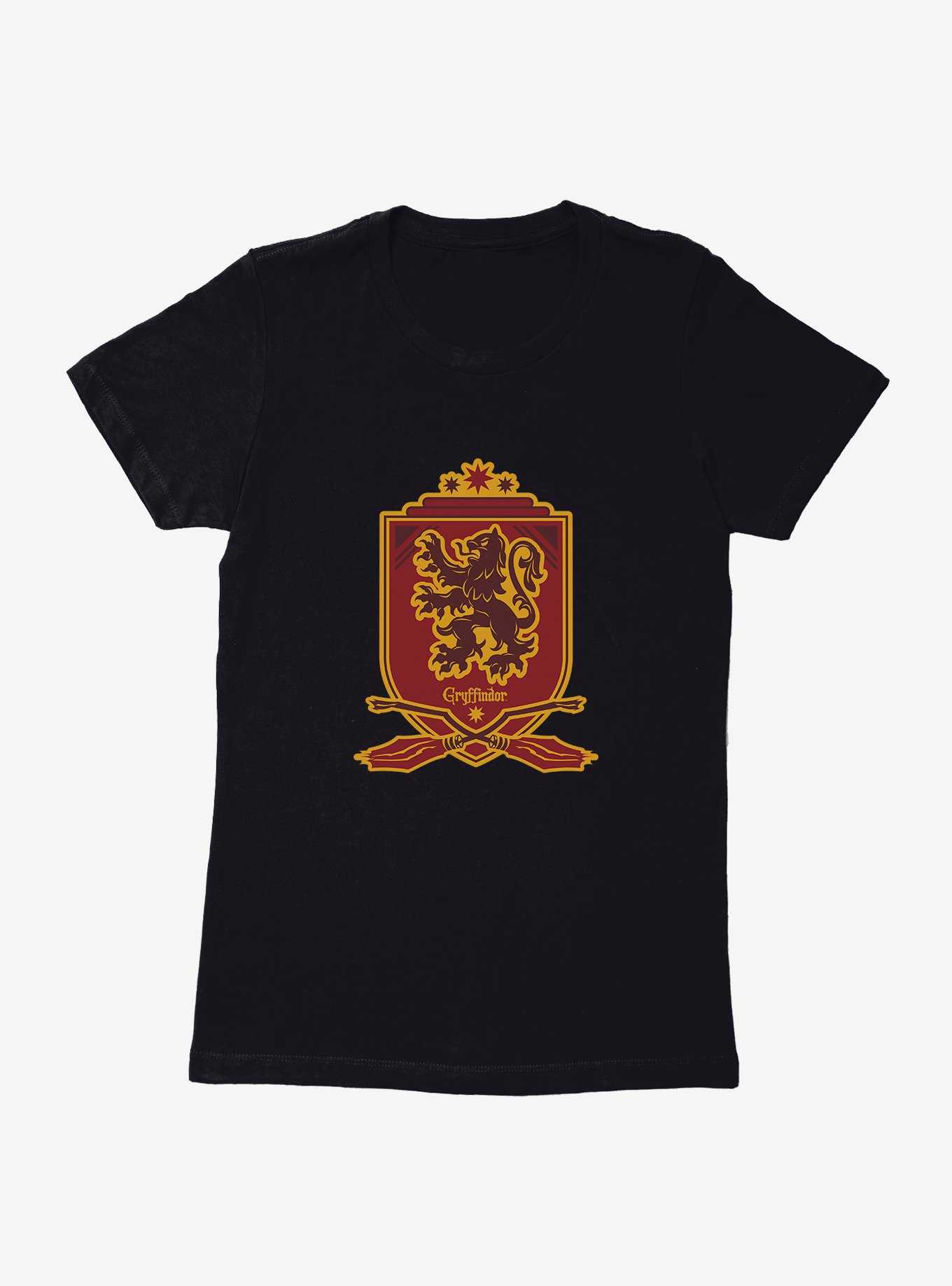 Harry Potter Gryffindor Quidditch Crest Womens T-Shirt, , hi-res
