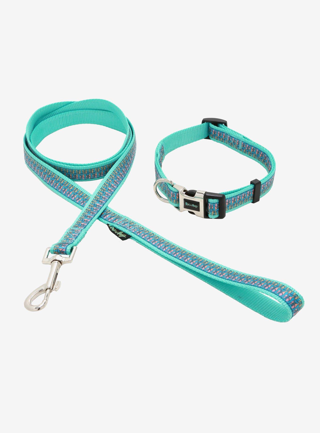 Rick And Morty Mr. Meeseeks Dog Collar & Leash Set, MULTI, hi-res