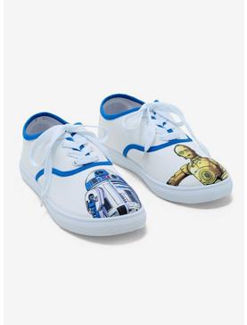 Plus Size Star Wars R2-D2 & C-3PO Lace-Up Sneakers, , hi-res