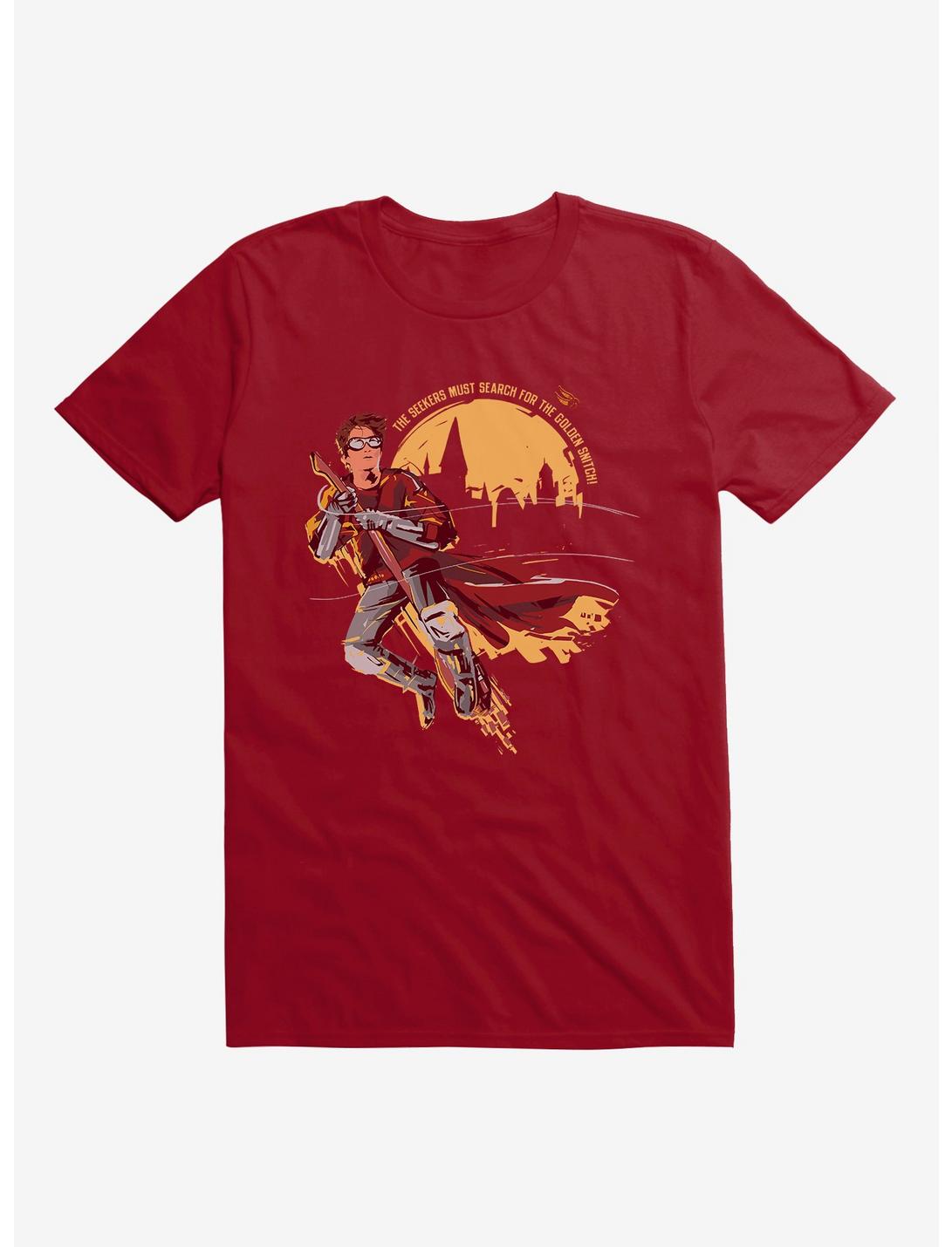 Harry Potter Seekers Search For Snitch T-Shirt, INDEPENDENCE RED, hi-res