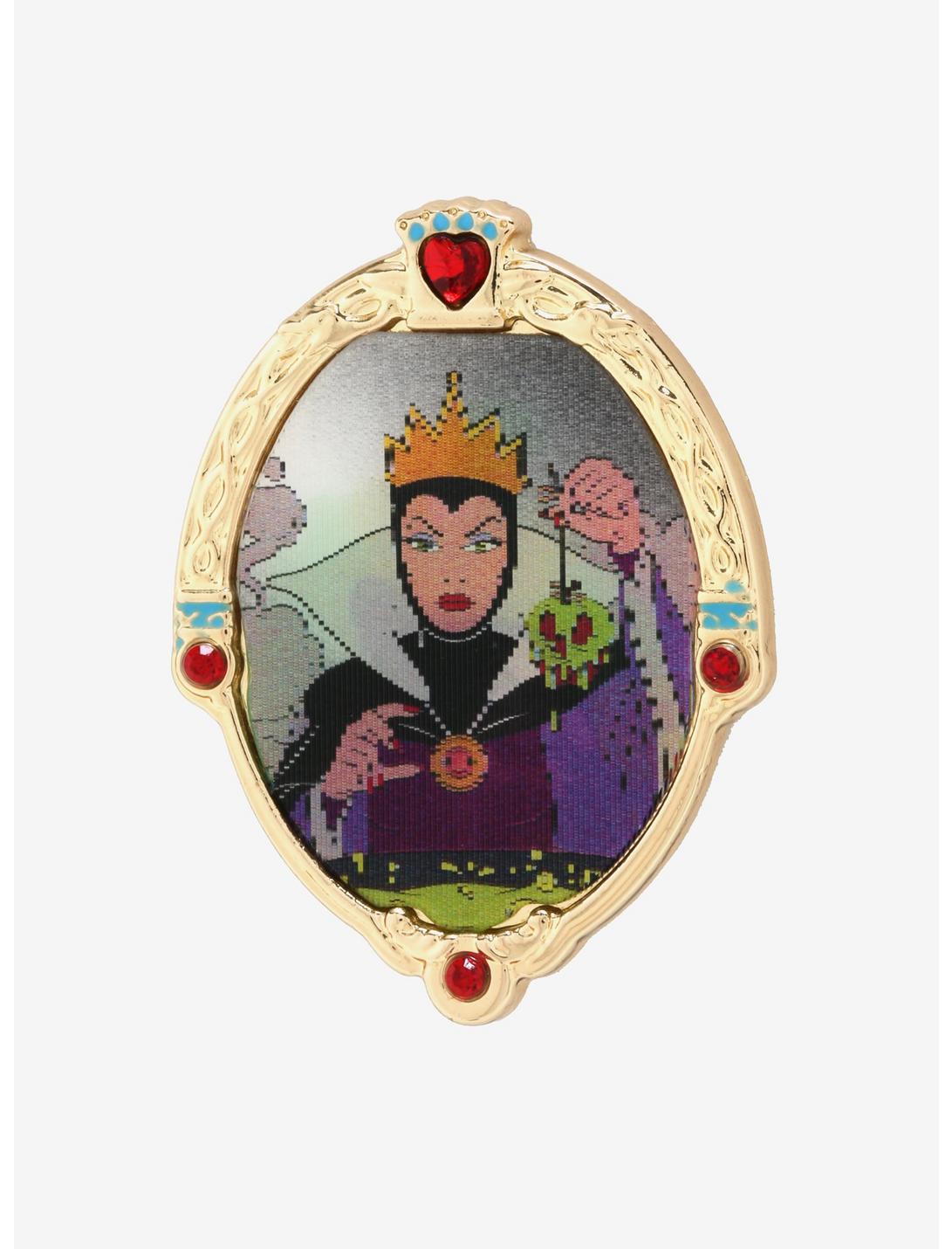 Loungefly Disney Snow White and the Seven Dwarfs Evil Queen Lenticular Enamel Pin - BoxLunch Exclusive, , hi-res
