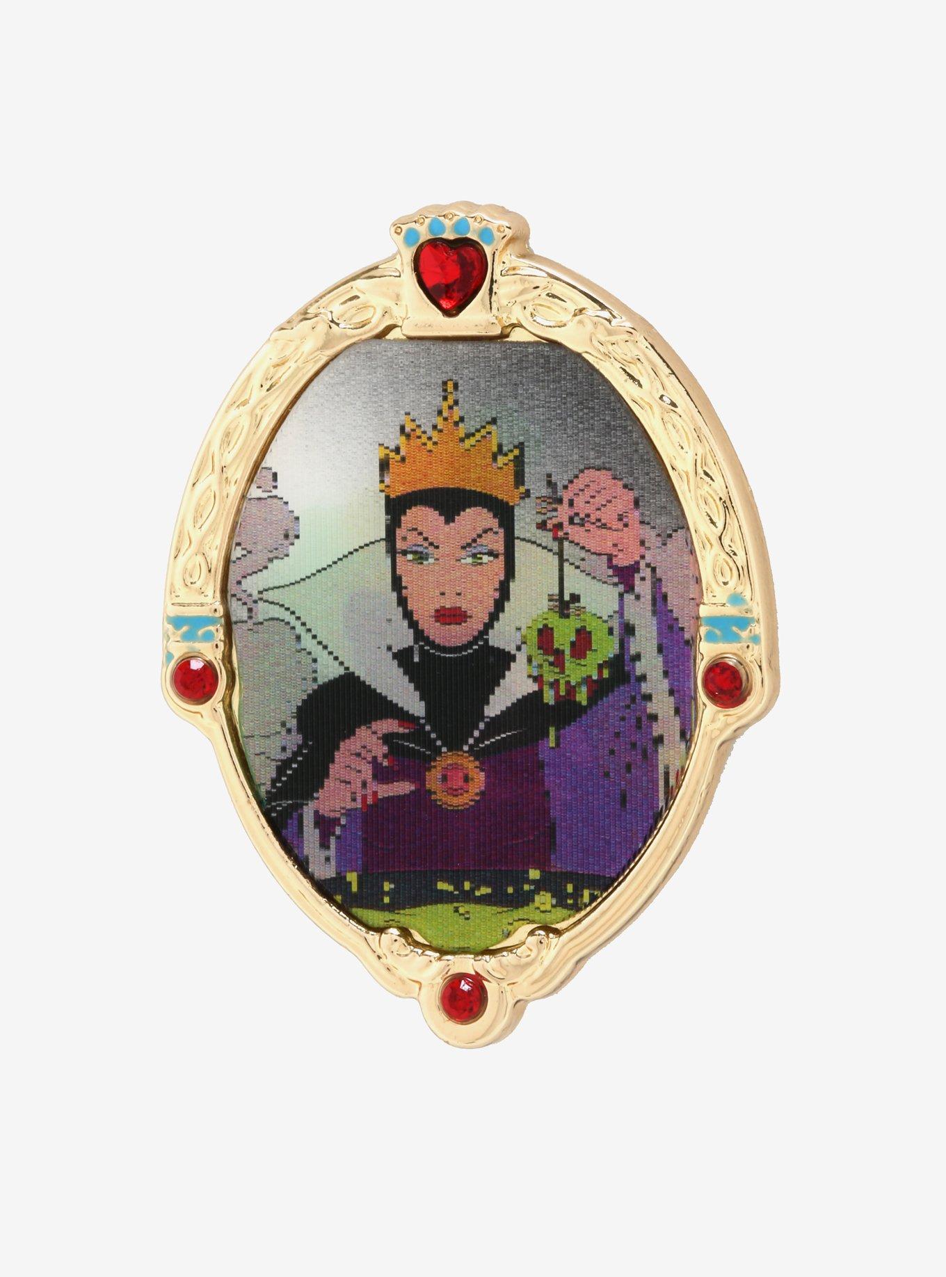 Loungefly Disney Snow White and the Seven Dwarfs Evil Queen Lenticular Enamel Pin - BoxLunch Exclusive, , hi-res