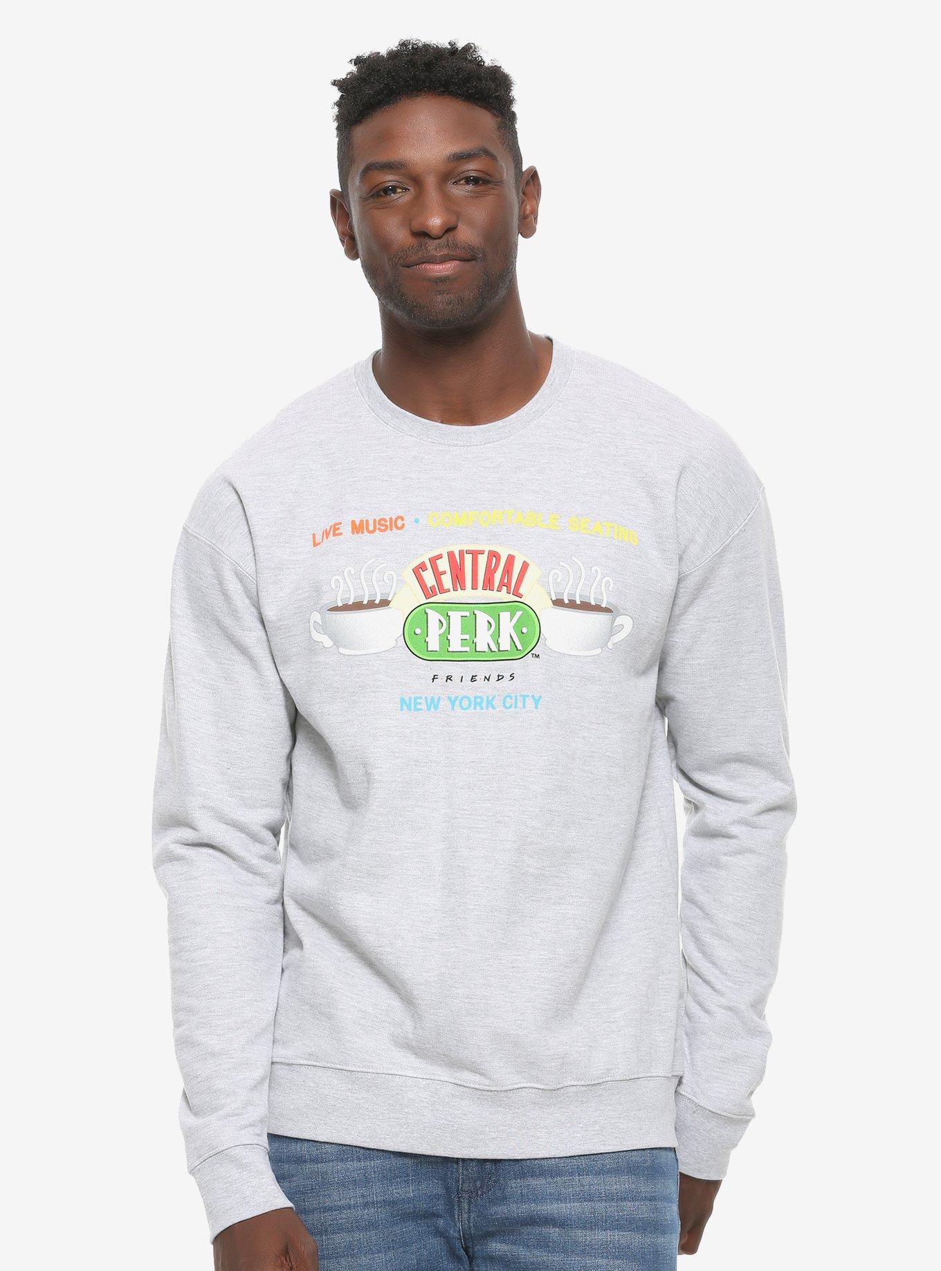 Friends Central Perk Comfortable Seating Crewneck, GREY, hi-res