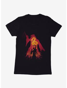 Plus Size Harry Potter Dumbledore Fire Silhouette Womens T-Shirt, , hi-res
