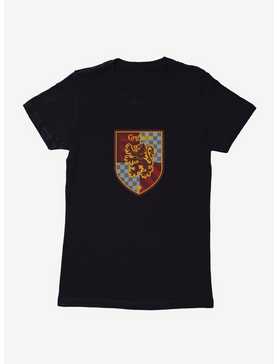 Harry Potter Gryffindor Checkered Shield Womens T-Shirt, , hi-res