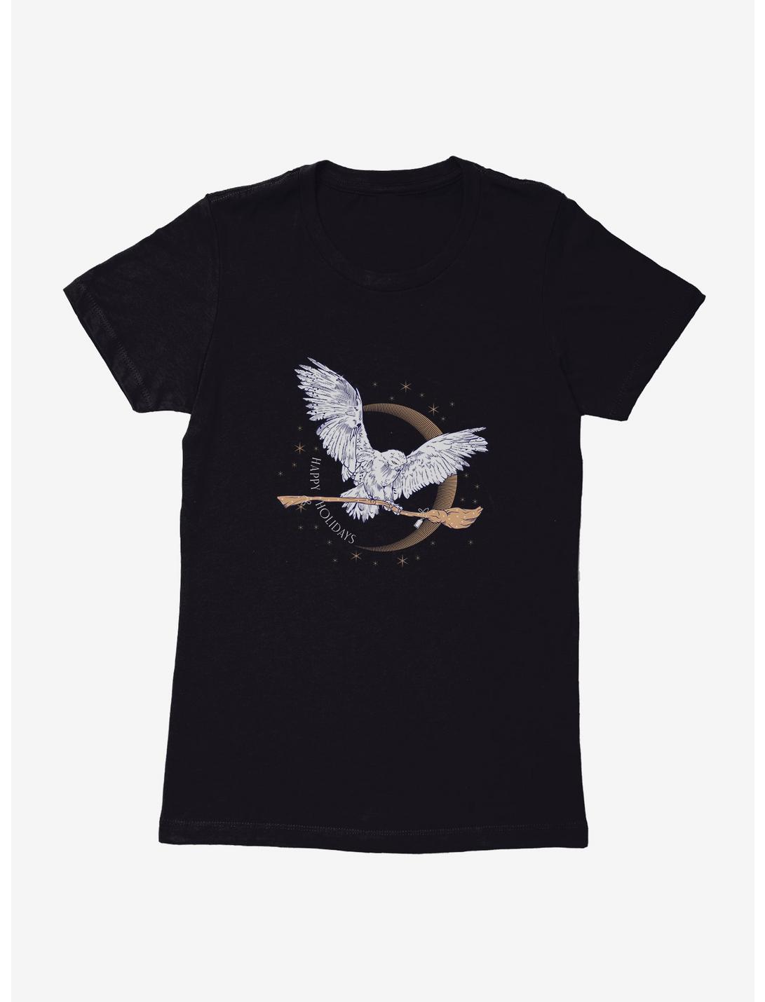 Harry Potter Hedwig Happy Holidays Womens T-Shirt, , hi-res