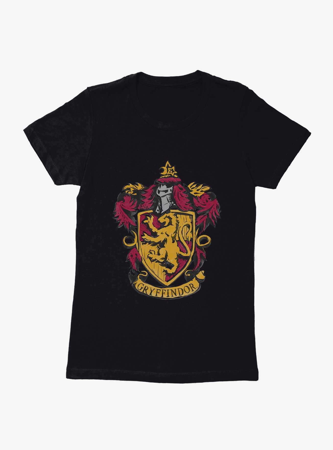 Harry Potter Gryffindor Lion Shield Womens T-Shirt, , hi-res