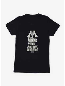 Harry Potter Nothing To Fear Nothing To Hide Womens T-Shirt, , hi-res