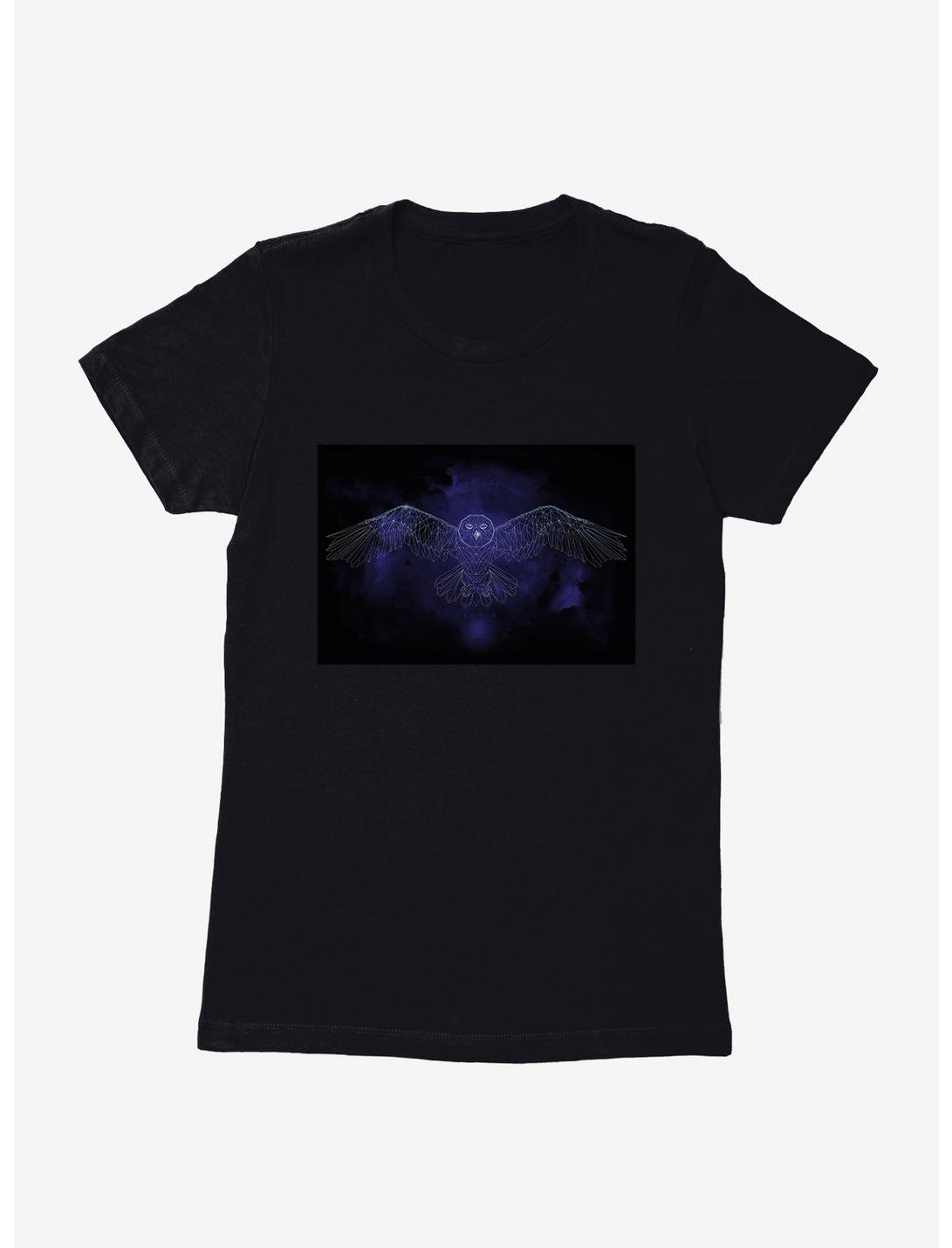Harry Potter Hedwig Constellation Womens T-Shirt, BLACK, hi-res