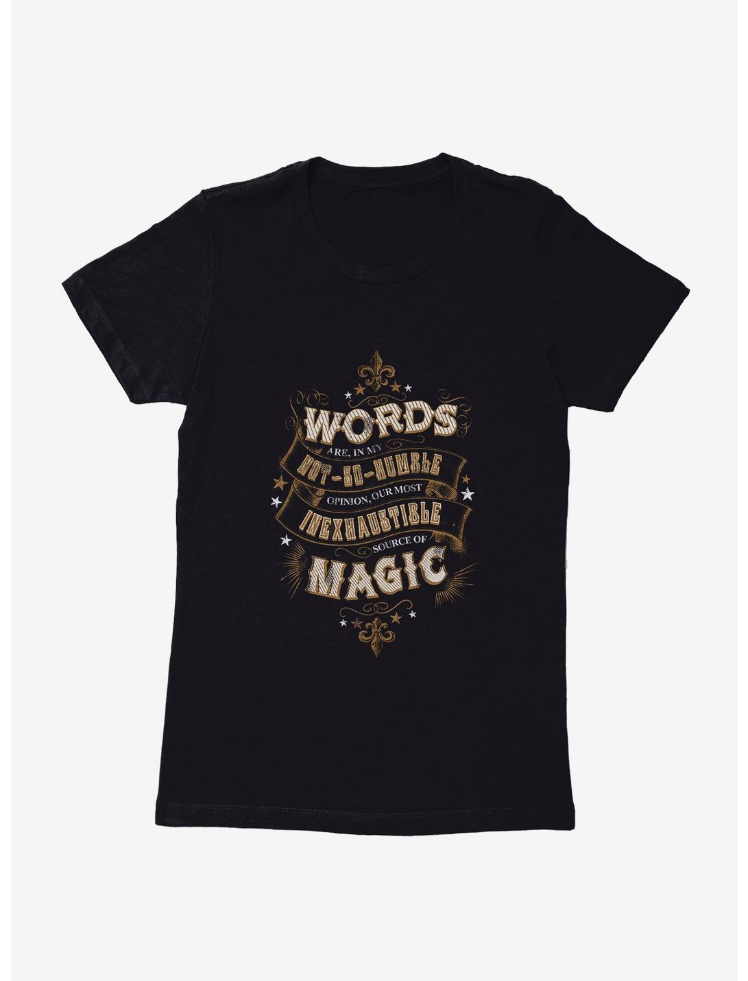 Harry Potter Words Are Magic Quote Womens T-Shirt, , hi-res