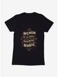 Harry Potter Words Are Magic Quote Womens T-Shirt, , hi-res