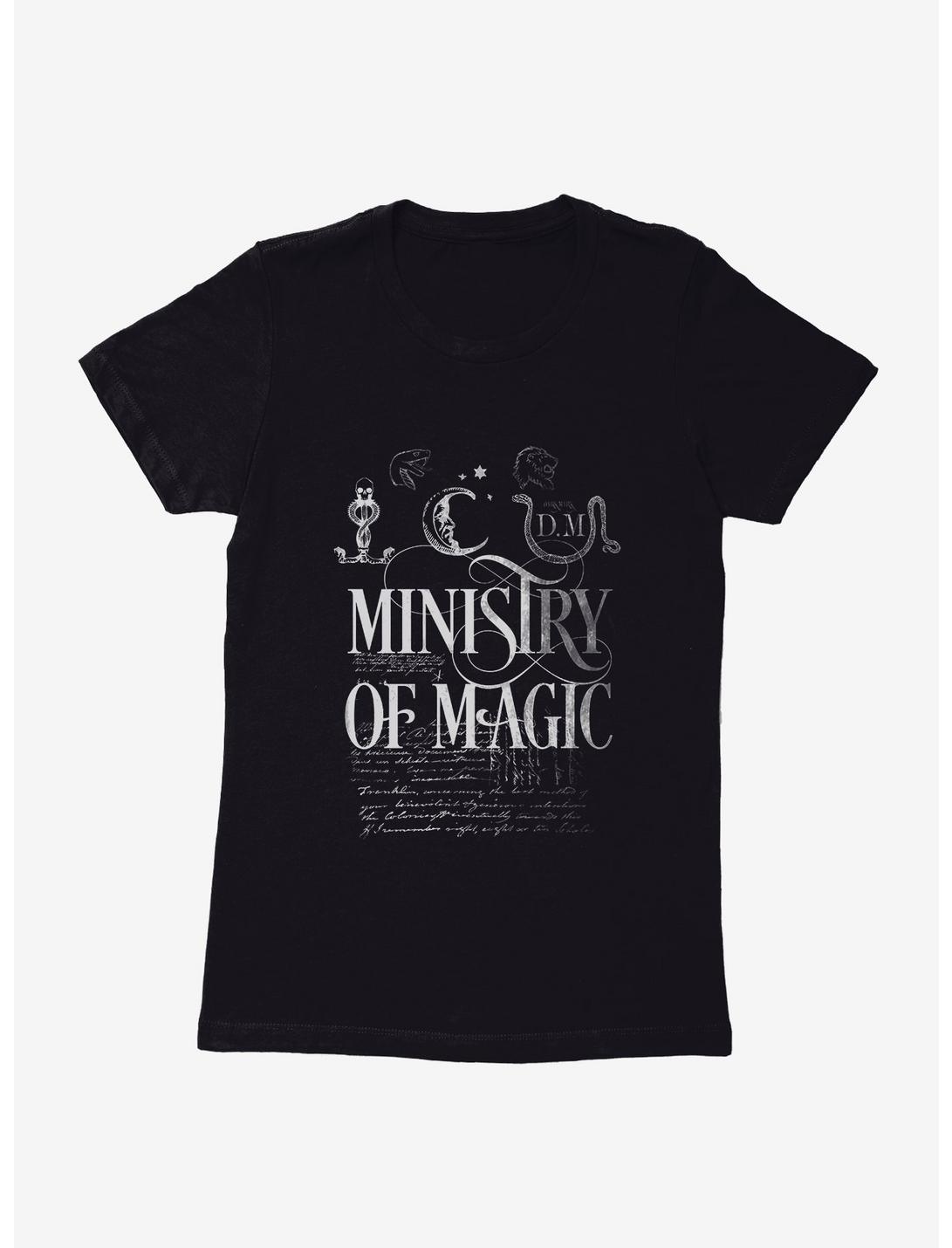 Harry Potter Ministry Of Magic Text Womens T-Shirt, , hi-res