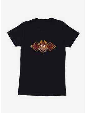 Harry Potter Hogwarts Shield Red And Gold Womens T-Shirt, , hi-res