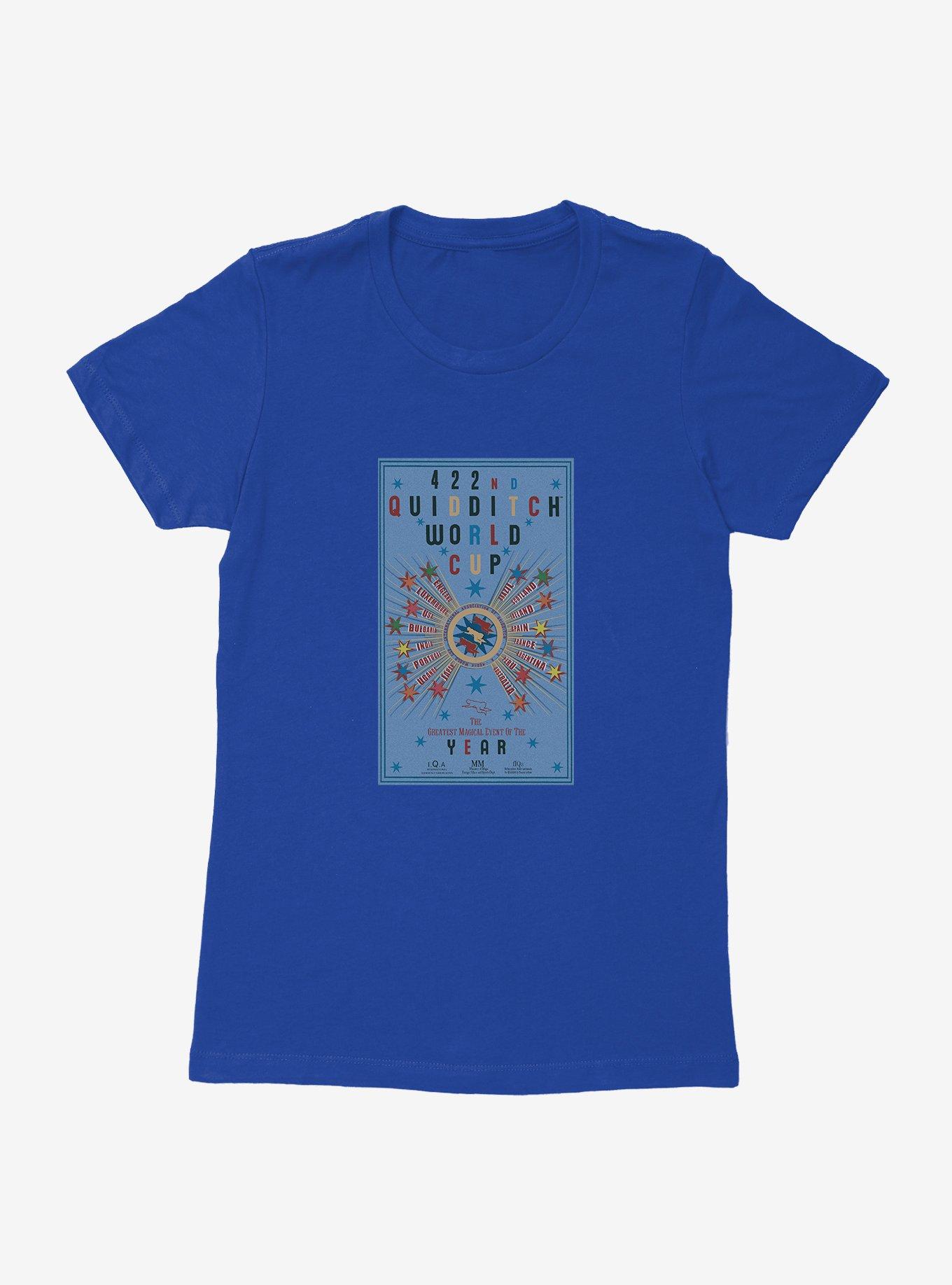 Harry Potter Quidditch World Cup Womens T-Shirt, ROYAL BLUE, hi-res