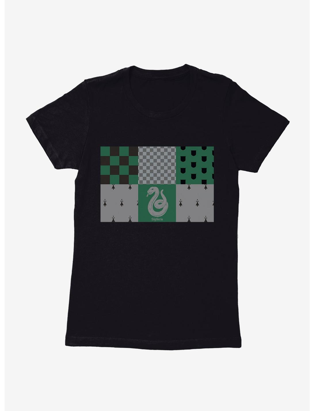 Harry Potter Slytherin Checkered Patterns Womens T-Shirt, , hi-res