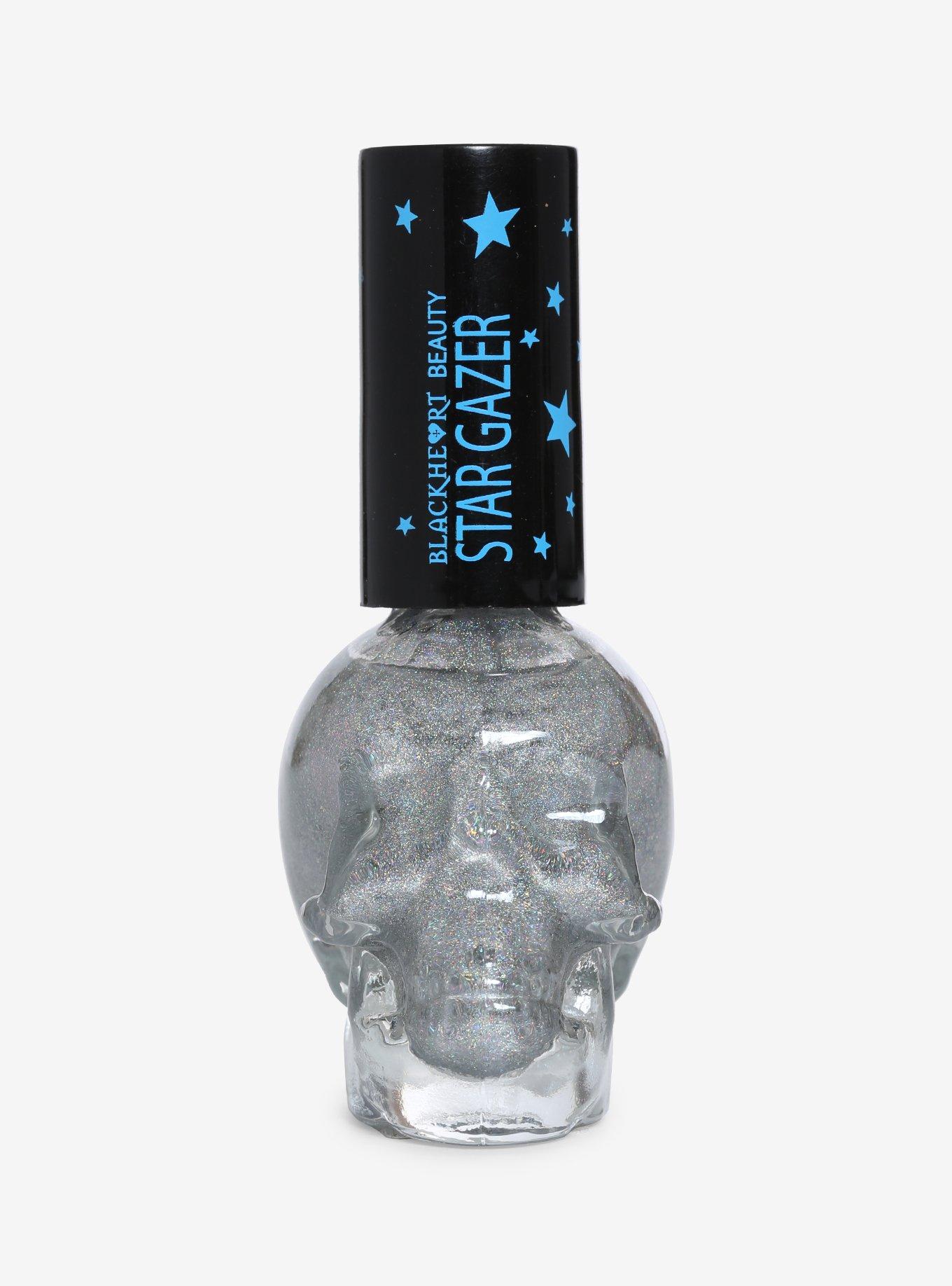 Blackheart Beauty Silver Stargazer Nail Polish, , hi-res