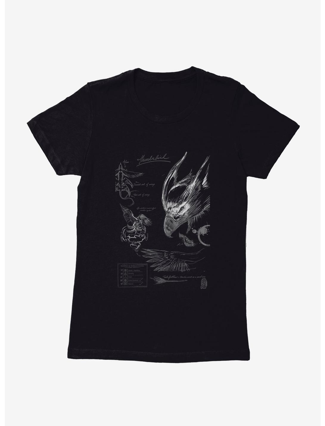 Fantastic Beasts Thunderbird Sketches Womens T-Shirt, , hi-res