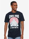 Buddha Chill Bro T-Shirt, BLUE, hi-res