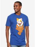 Taiyaki Ice Cream Cat T-Shirt - BoxLunch Exclusive, BLUE, hi-res