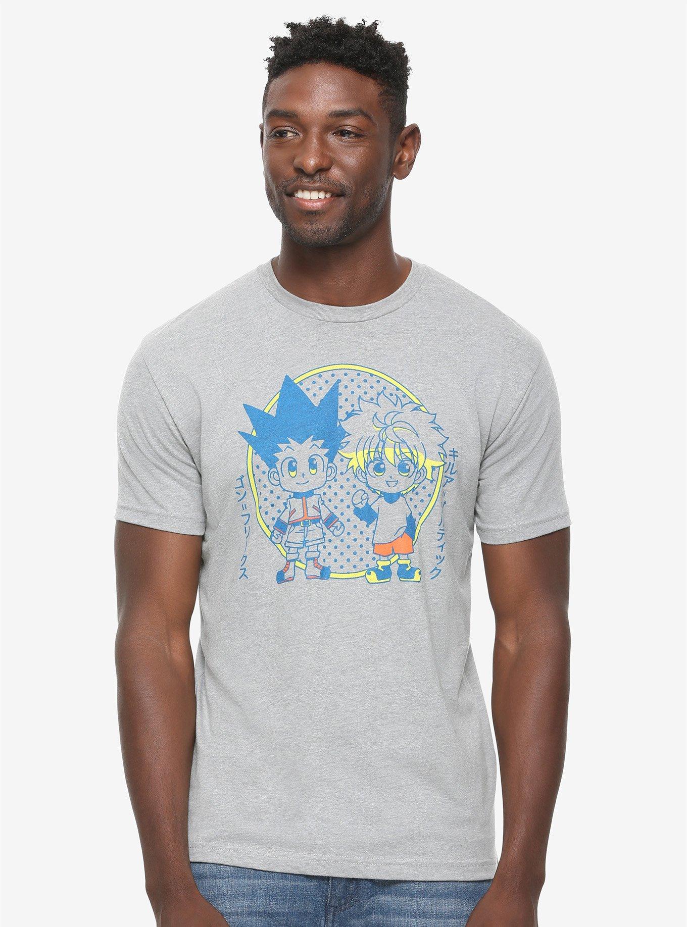 Hunter x Hunter Gon & Killua T-Shirt - BoxLunch Exclusive, GREY, hi-res