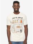 Star Wars Hieroglyphs T-Shirt - BoxLunch Exclusive, CREAM, hi-res