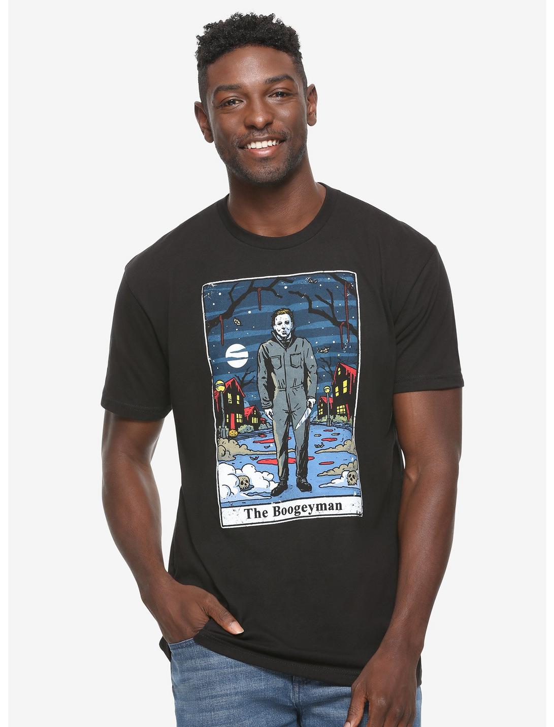 Halloween Michael Myers The Boogeyman T-Shirt - BoxLunch Exclusive, BLACK, hi-res