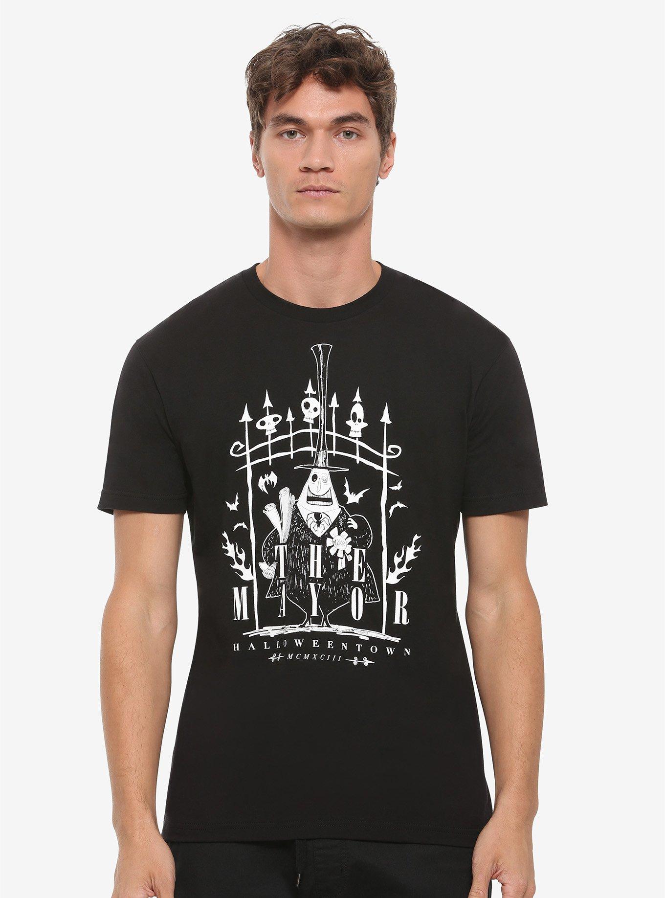 Disney The Nightmare Before Christmas Mayor T-Shirt - BoxLunch Exclusive, BLACK, hi-res