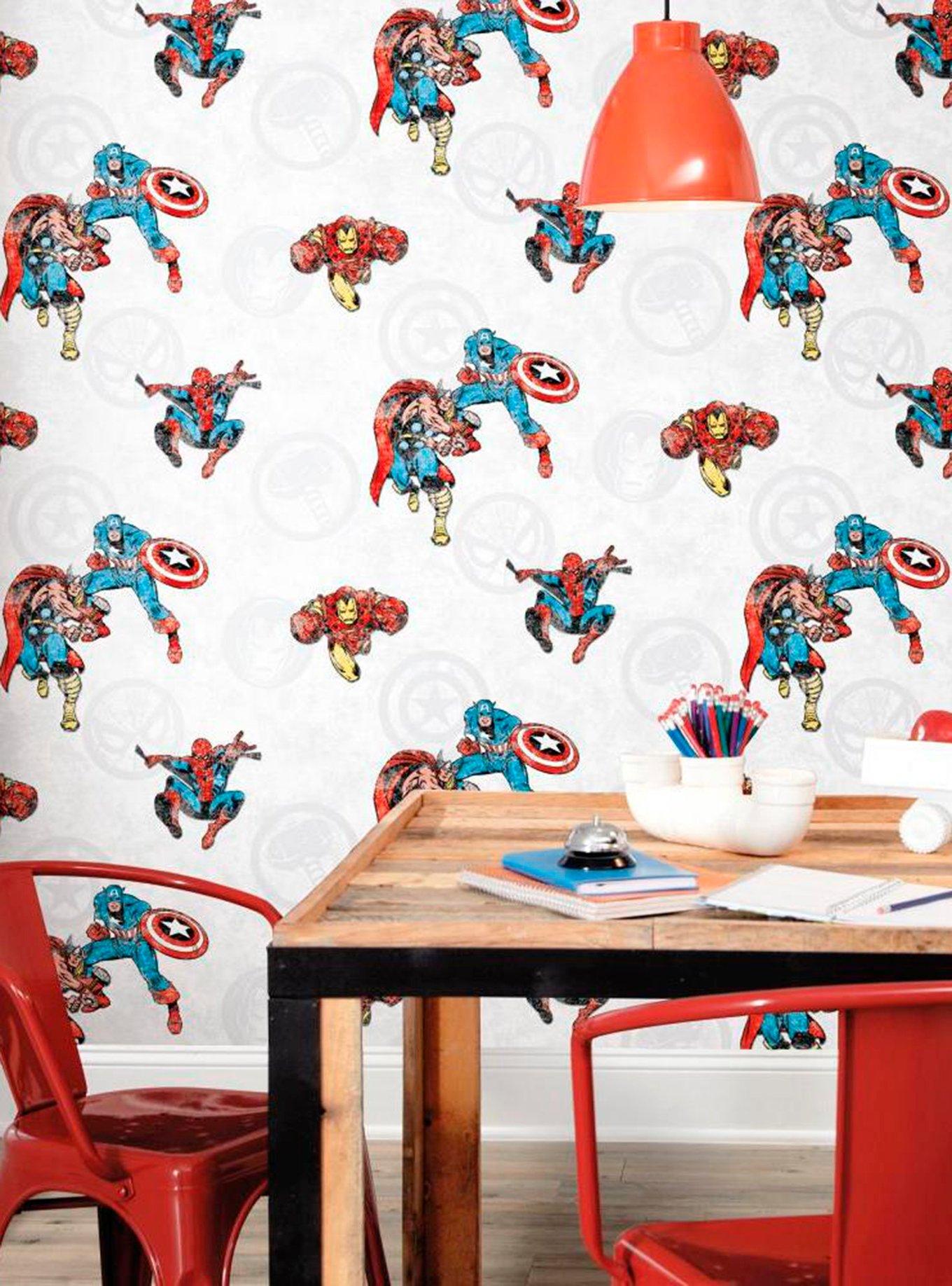 Marvel Avengers Peel & Stick Wallpaper, , hi-res