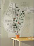Star Wars Millennium Falcon Peel & Stick Mural, , hi-res