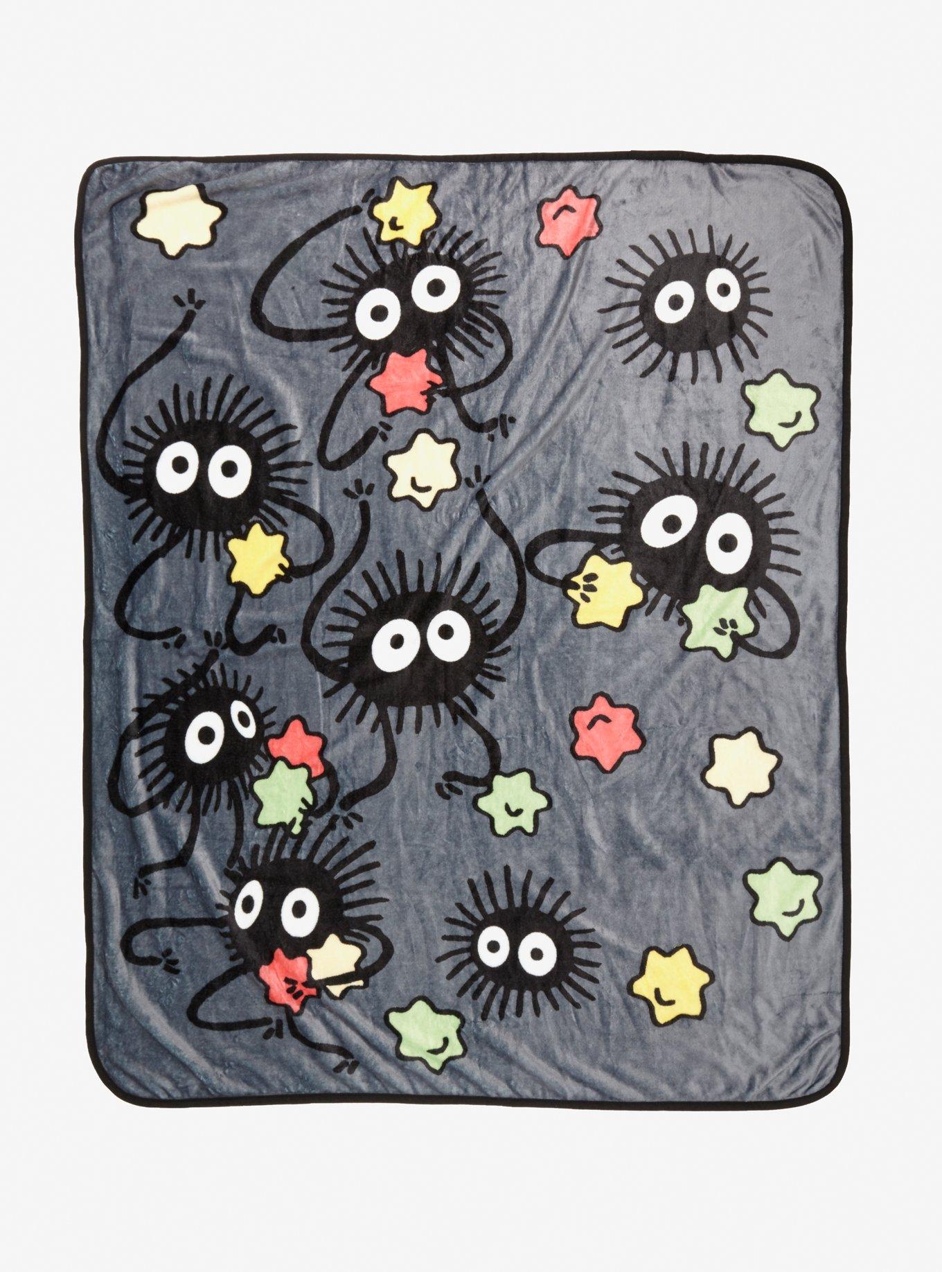 Studio Ghibli Spirited Away Soot Sprites Throw Blanket, , hi-res