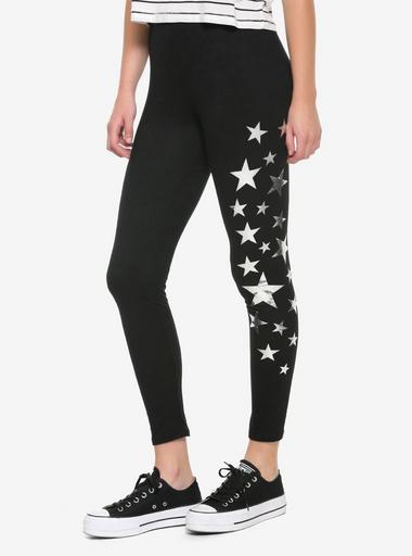 Star Side Leggings Hot Topic