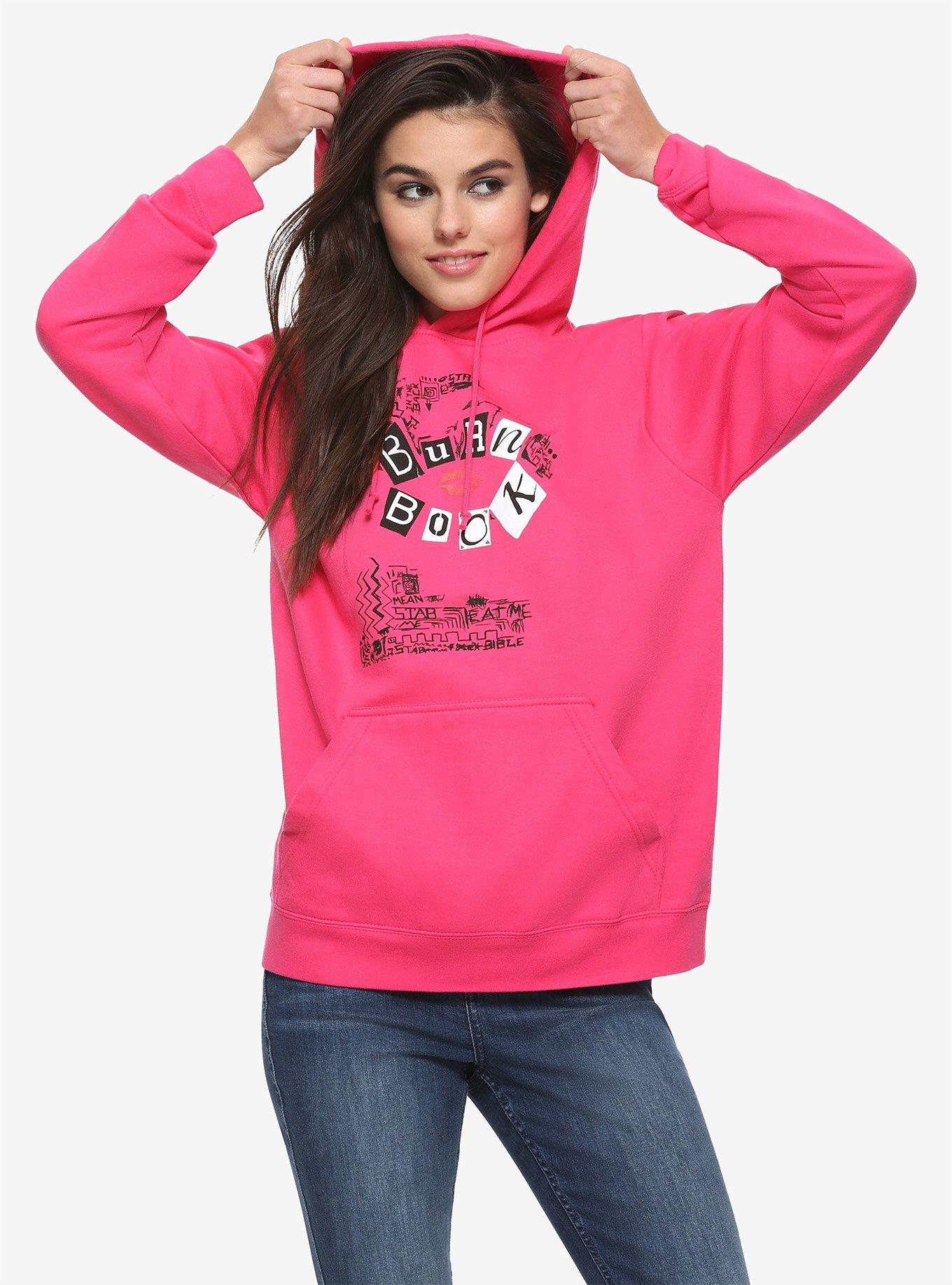 Mean Girls Broadway Musical Dark Gray Pullover Embroidered Hoodie Women's  Small