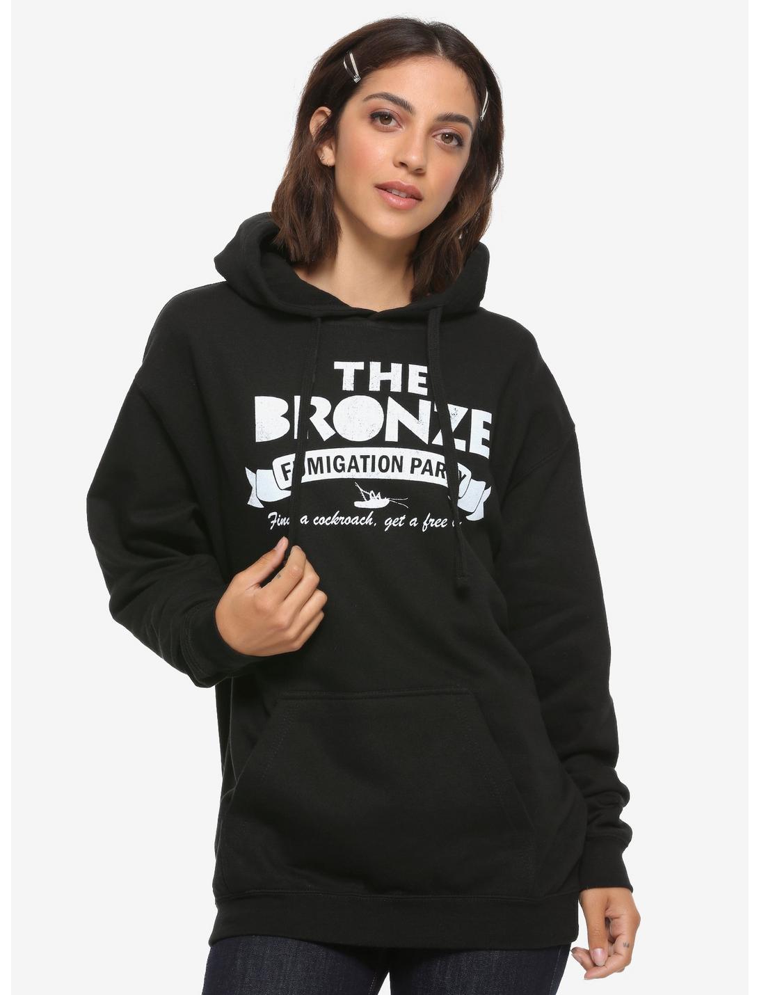 Buffy The Vampire Slayer The Bronze Fumigation Party Girls Hoodie, WHITE, hi-res